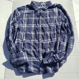 Abercrombie & Fitch Button Down Sparkle Shirt